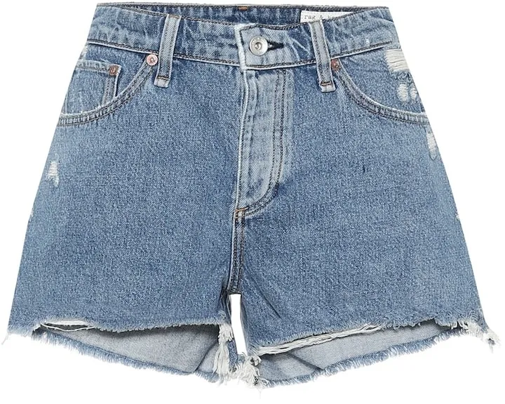 Dre distressed denim shorts