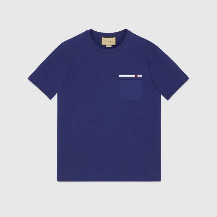 Cotton T-shirt with embroidery
