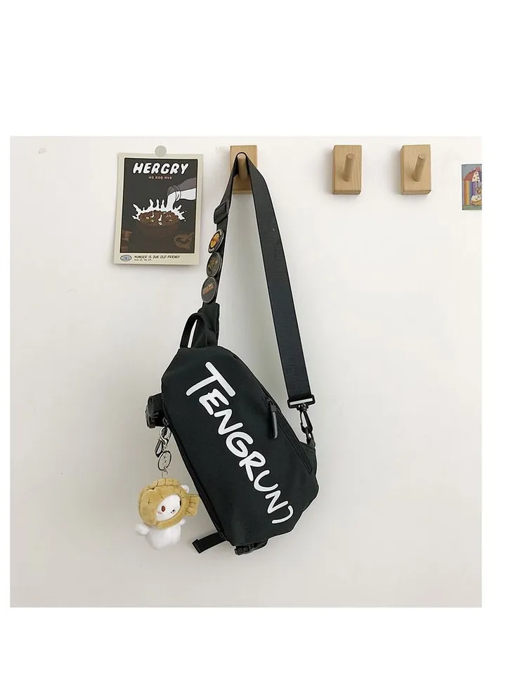 Men's and women's sports students' casual waist bag
