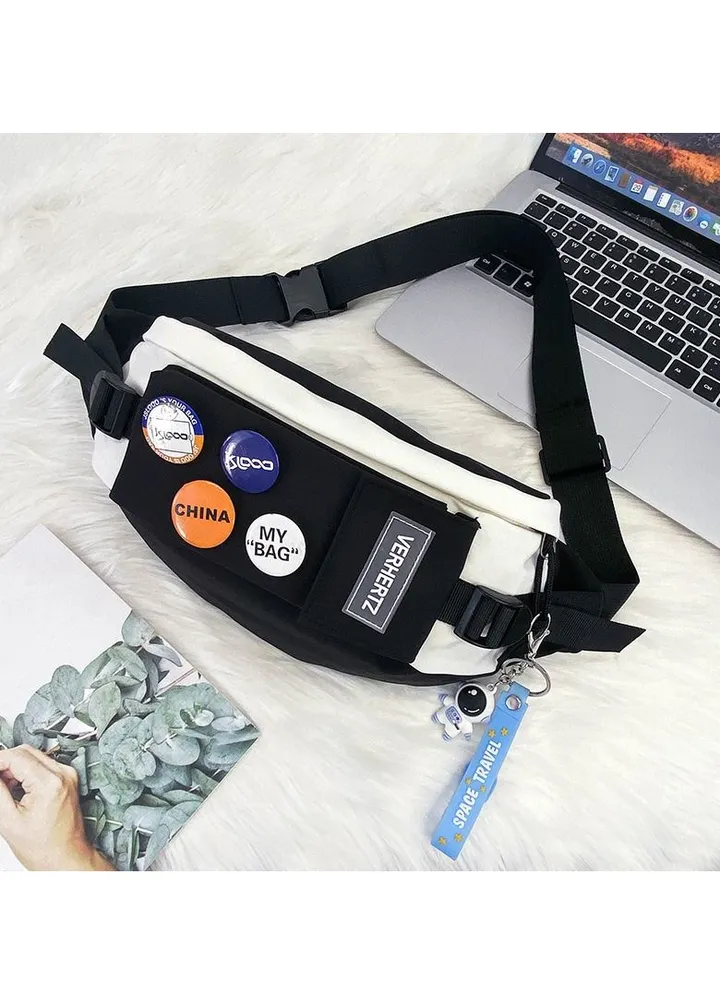 Casual Japanese men's new waist bag