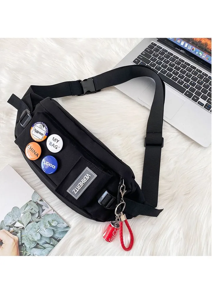 Casual Japanese men's new waist bag