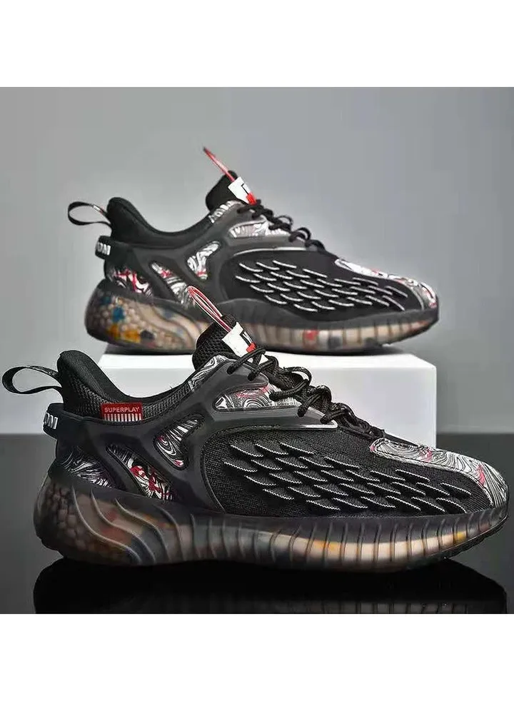 New Men's Summer Running Coconut Shoes Casual Sports Breathable Mesh Shoes