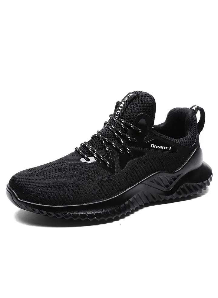 New Breathable Flyknit Sneakers Men's Shoes