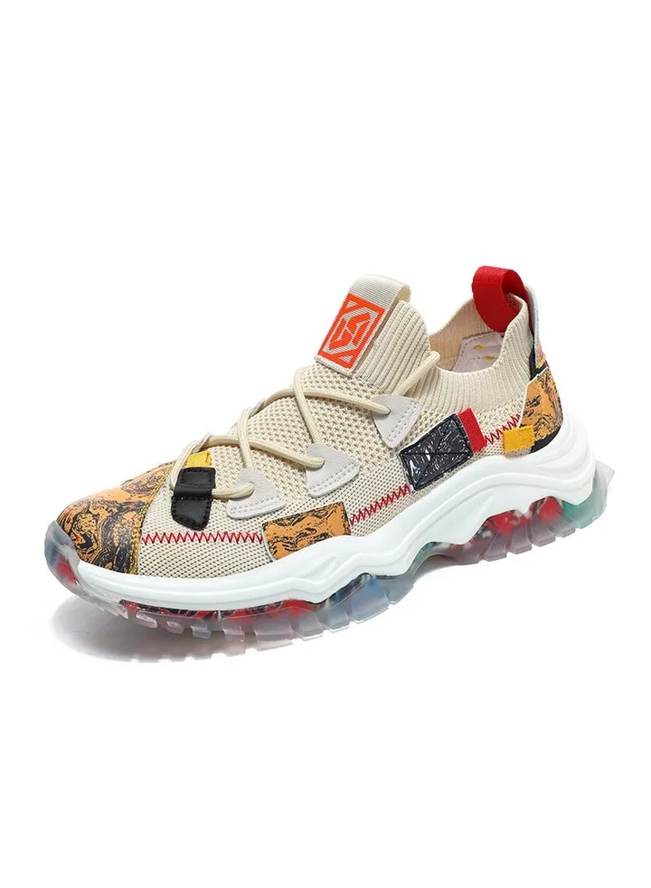 Men's Thick Sole Casual Outdoor Breathable Sports Running Shoes