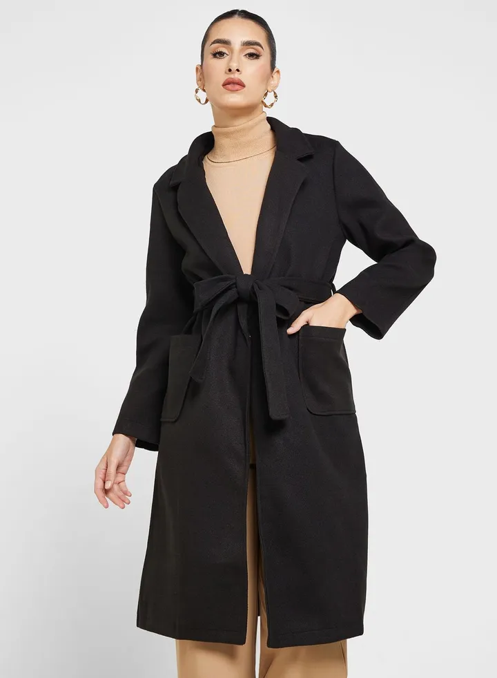 Belted Long Coat