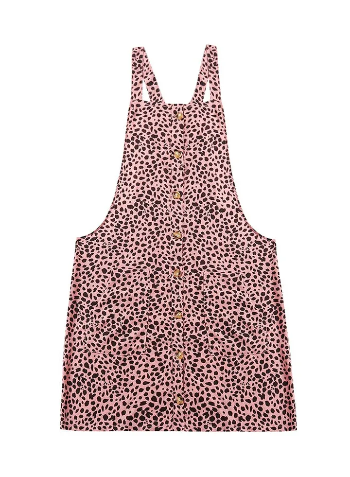 Women's Strapless Skirt Pink/Black