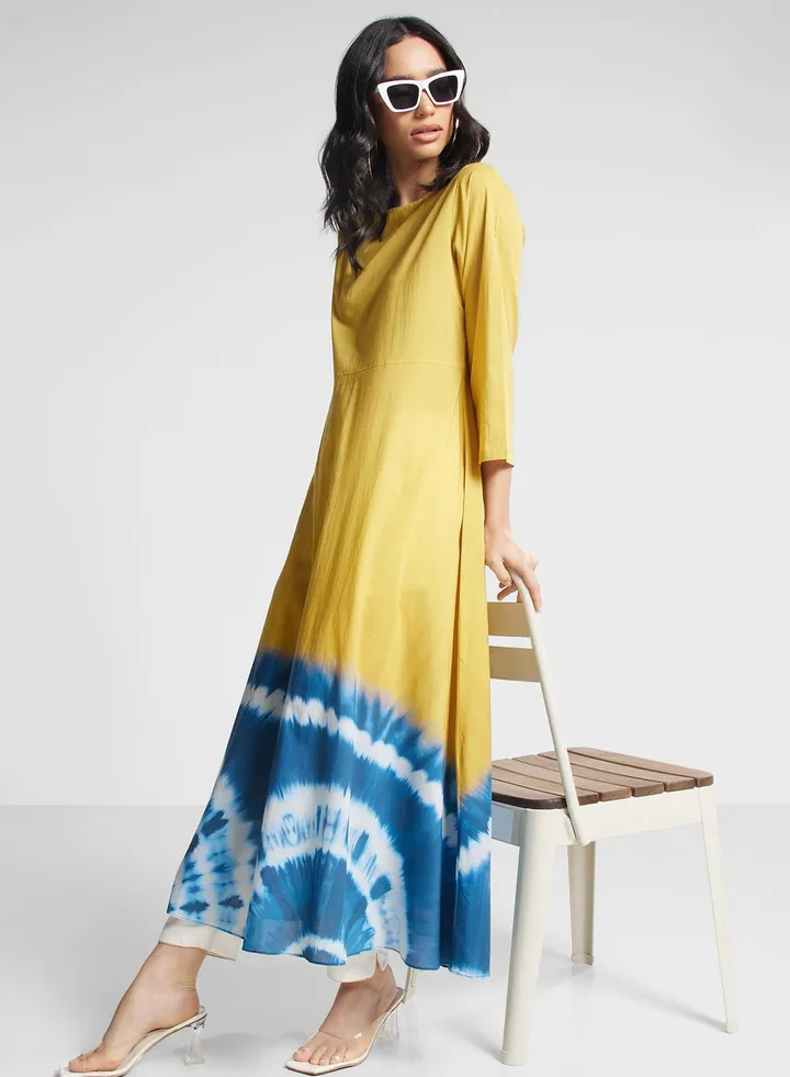 Round Neck Knitted Kurti