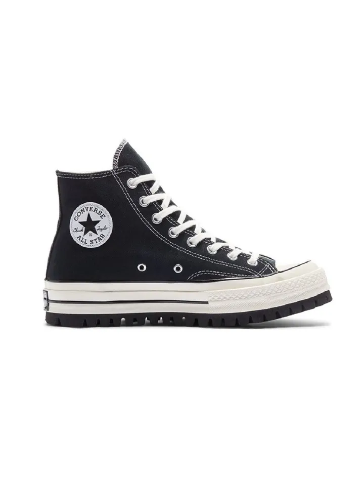 Classic High Top Platform Sneaker Black