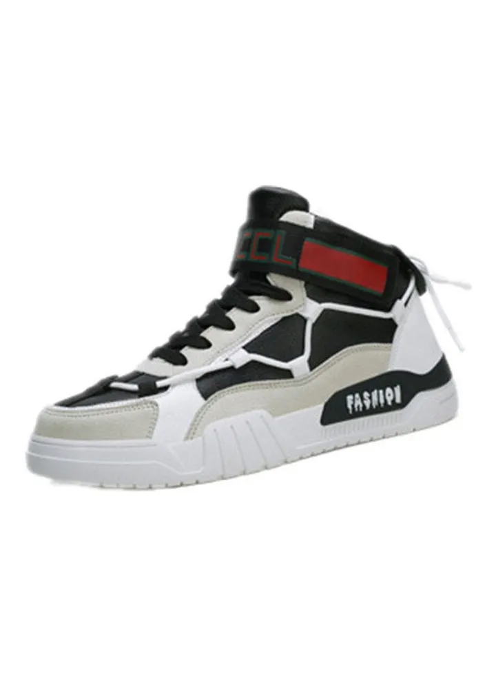 Autumn Korean Fashion Board High Top Sneakers Beige