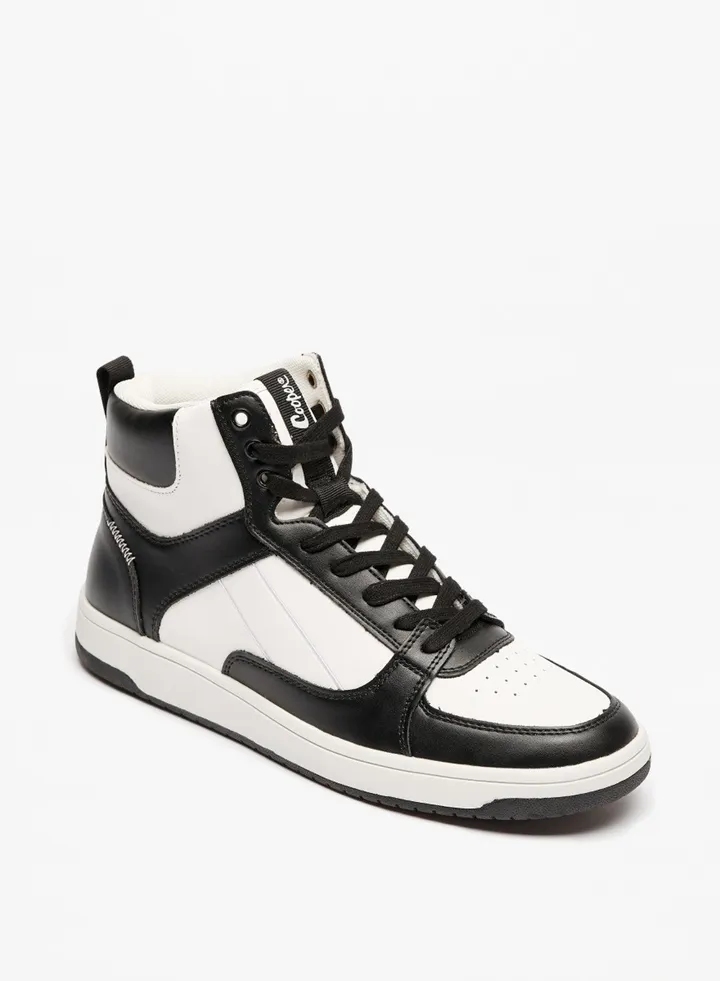 Men's High Top Lace Up Casual Sneakers