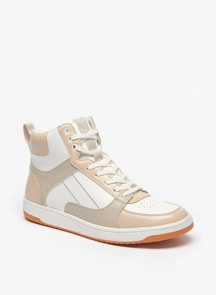 Men's High Top Lace Up Casual Sneakers