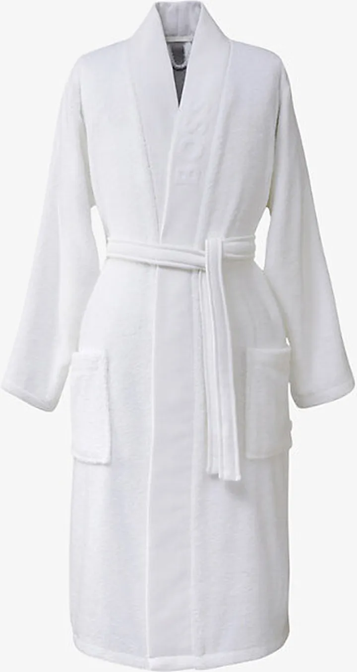 Ice Logo-embroidered Kimono Terry Cotton Dressing Gown