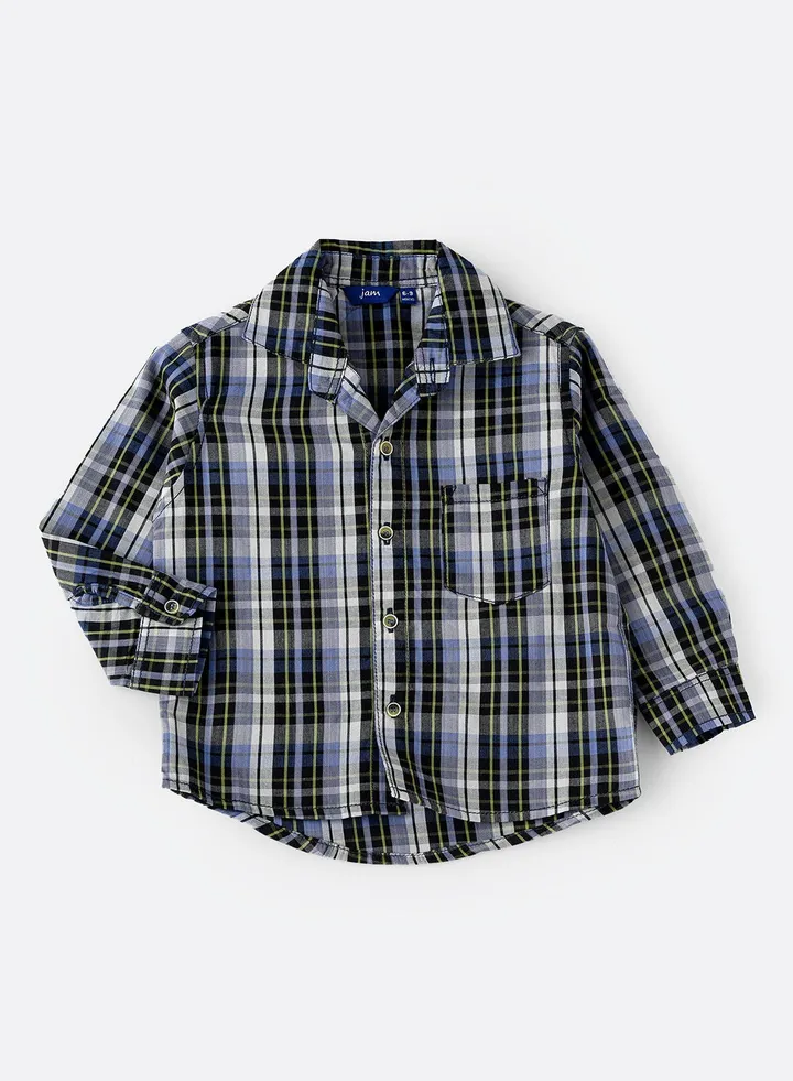 Woven checkered shirt