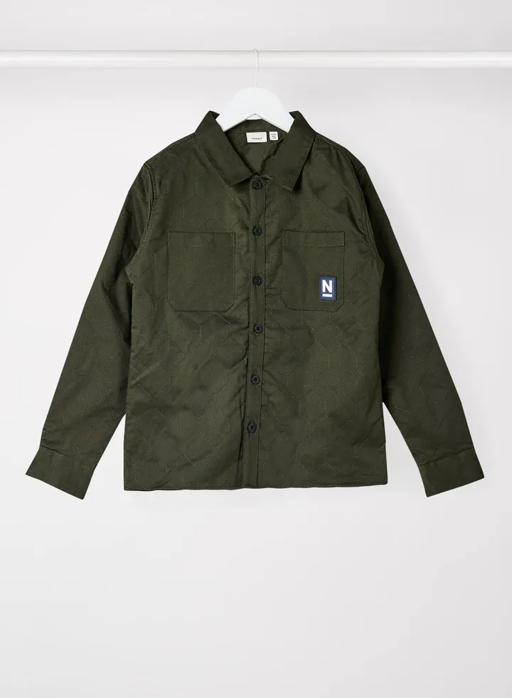 Kids/Teen Pocket Detail Shirt Green
