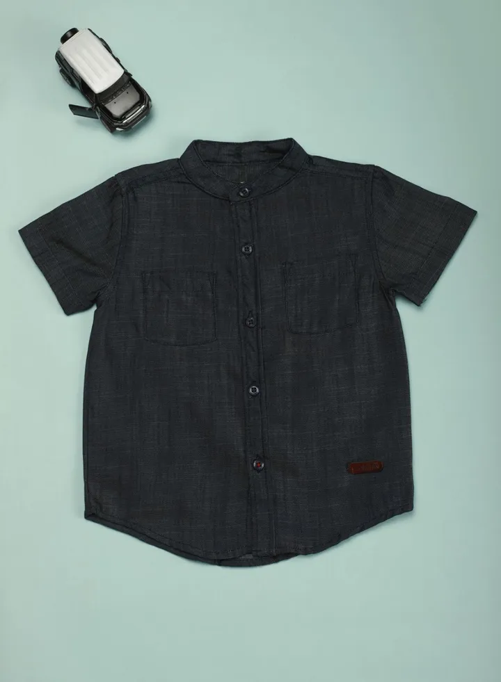 Casual Denim Shirt Denim