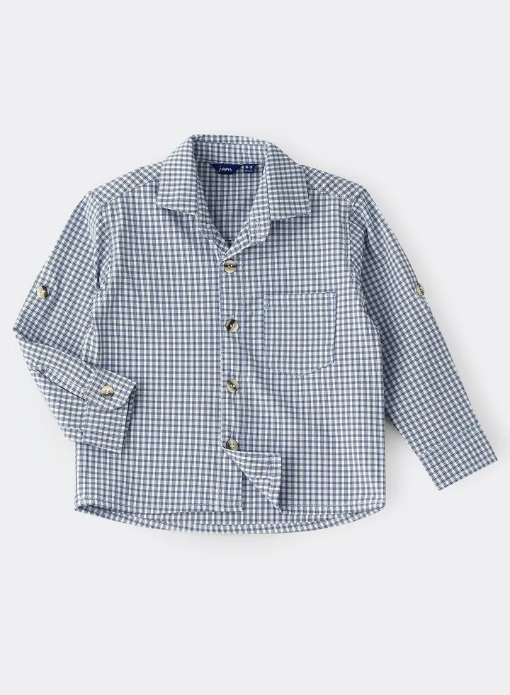 Woven y/d checks shirt