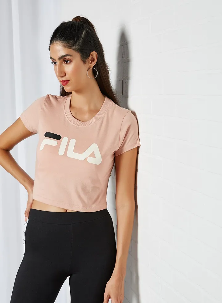 Classic Cropped T-Shirt Misty Rose