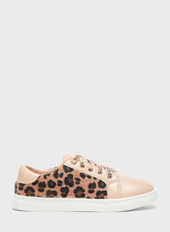 Kids Lace Up Low Top Sneakers