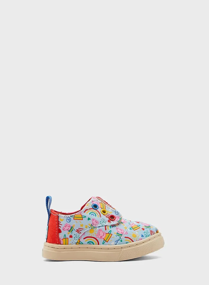 Kids Peppa Pig Print Sneakers