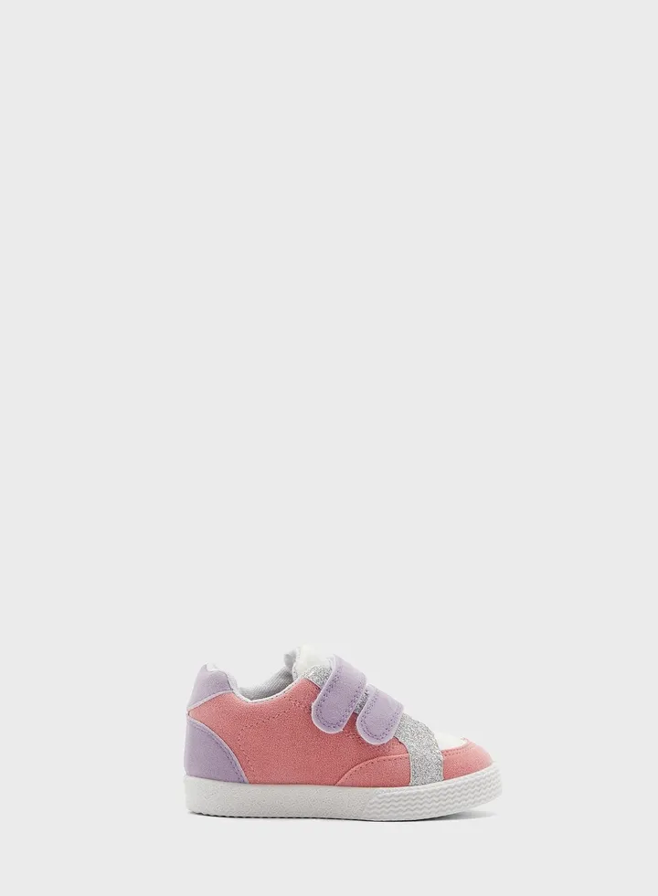 Kids Double Strap Velcro Sneakers