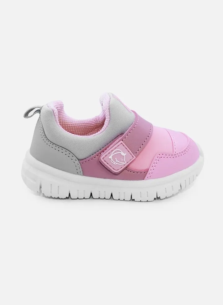 Kids Casual Low Top Velcro Sneakers for Girls - Pink