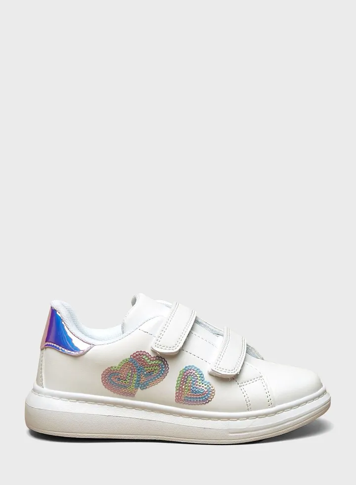 Kids Low Top Velcro Sneakers