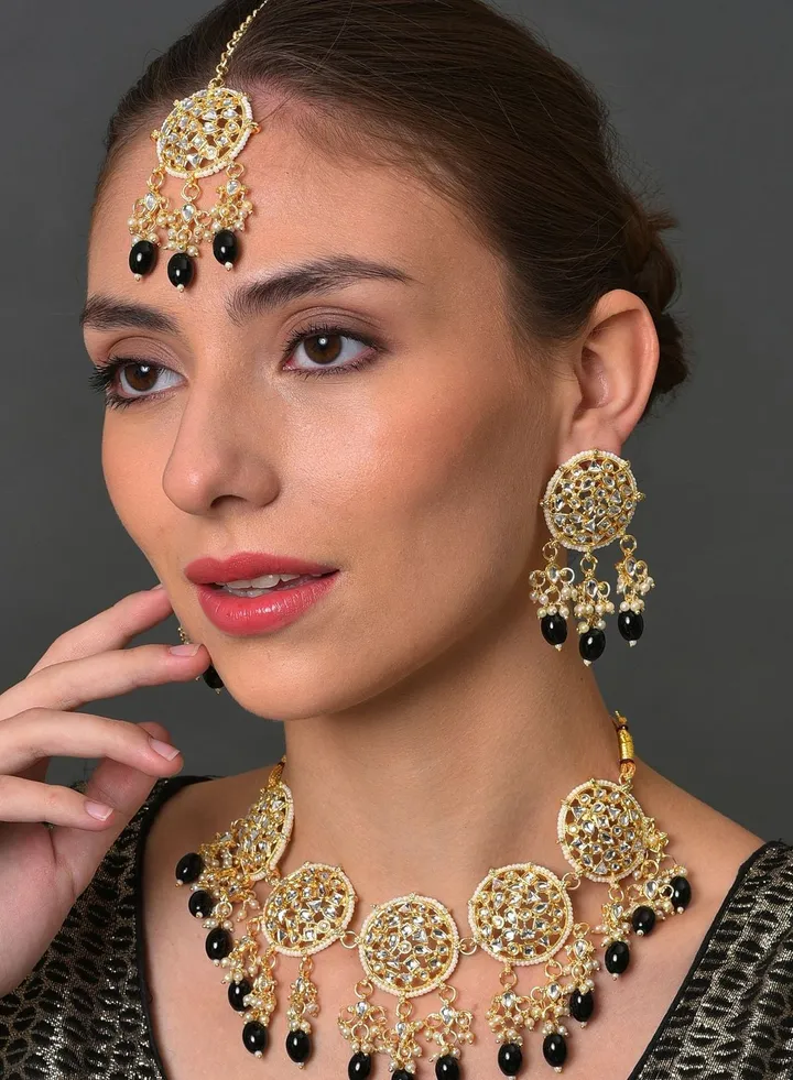 Kundan Gold Plated Necklace Set
