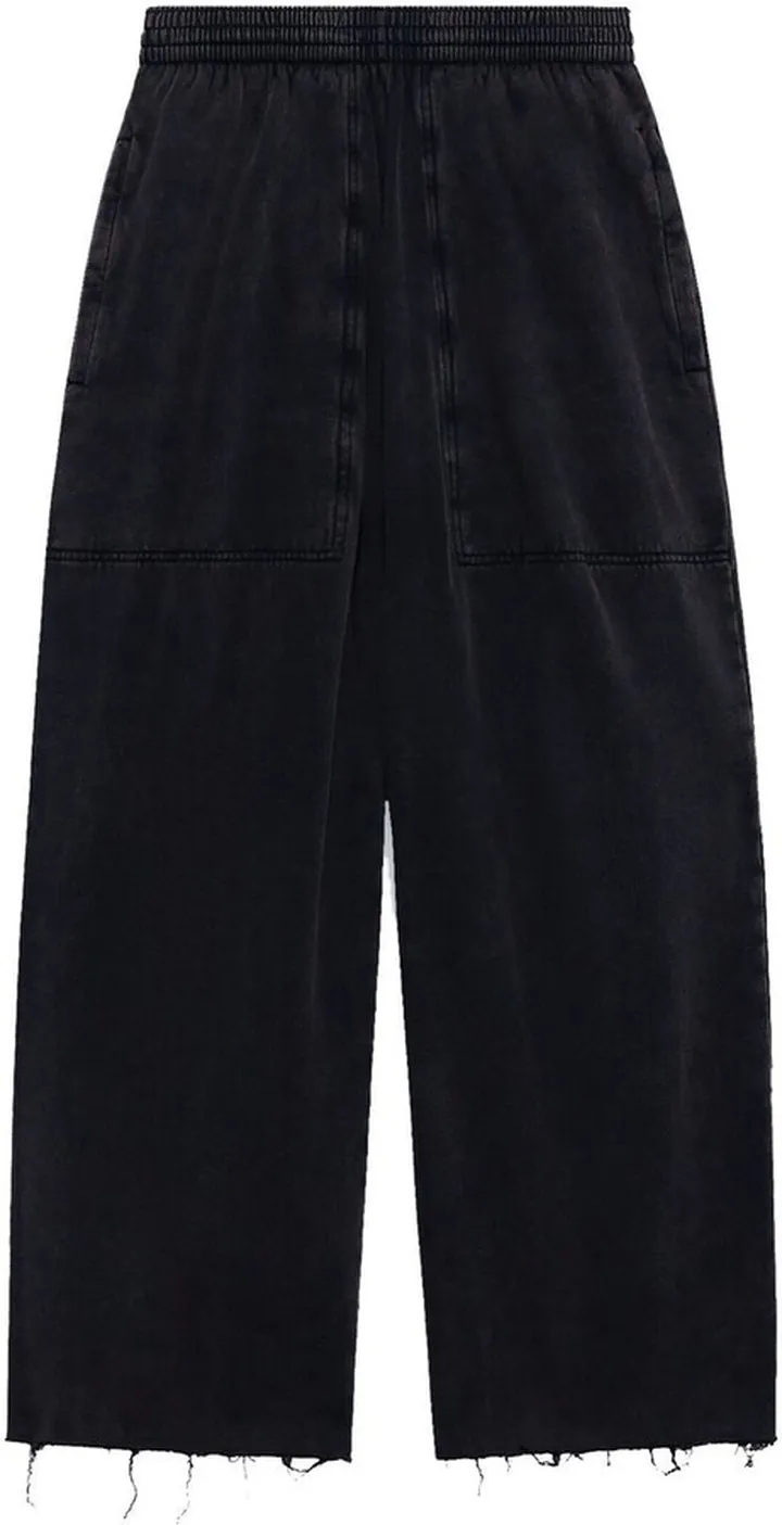 Cropped Wide-Leg Trousers