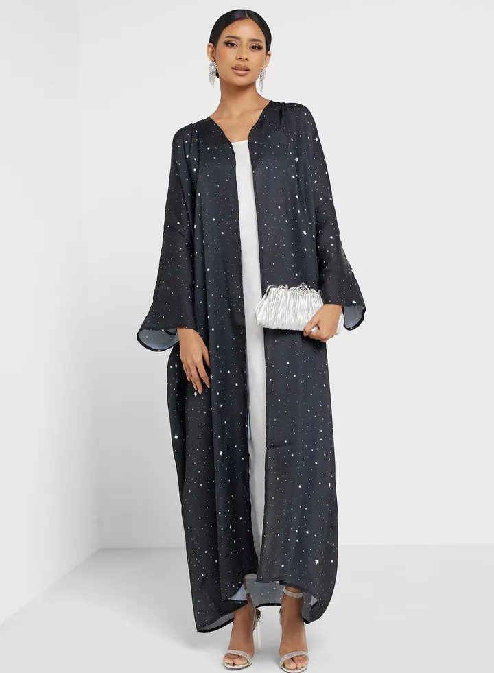 Printed Abaya