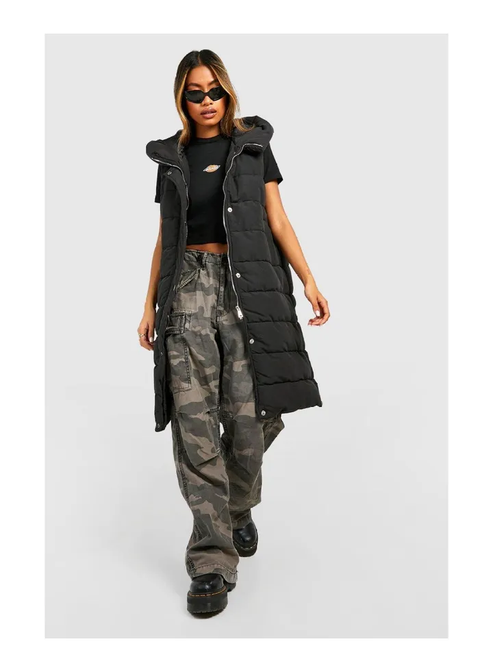 Longline Hooded Gilet