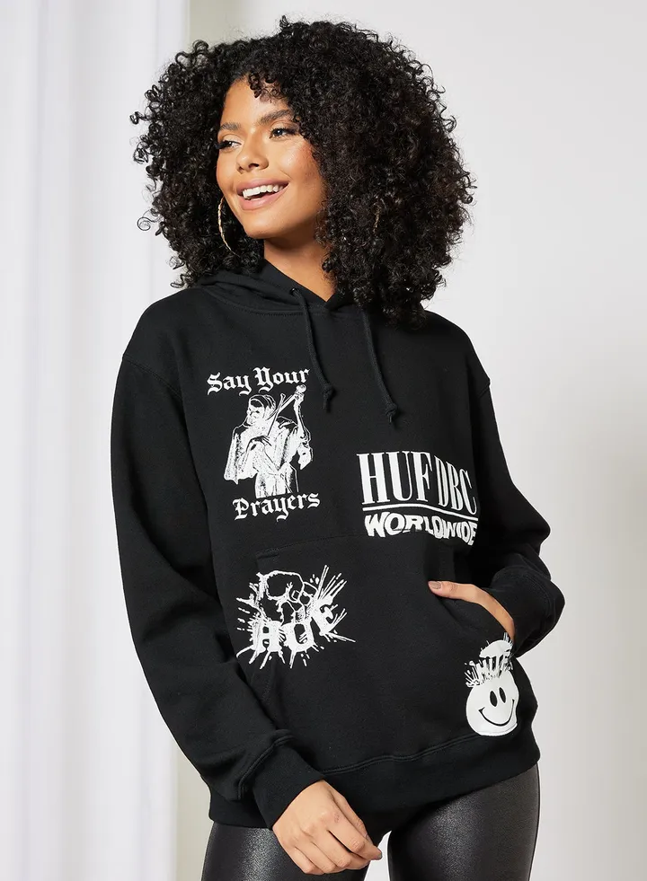 Disorder Hoodie Black