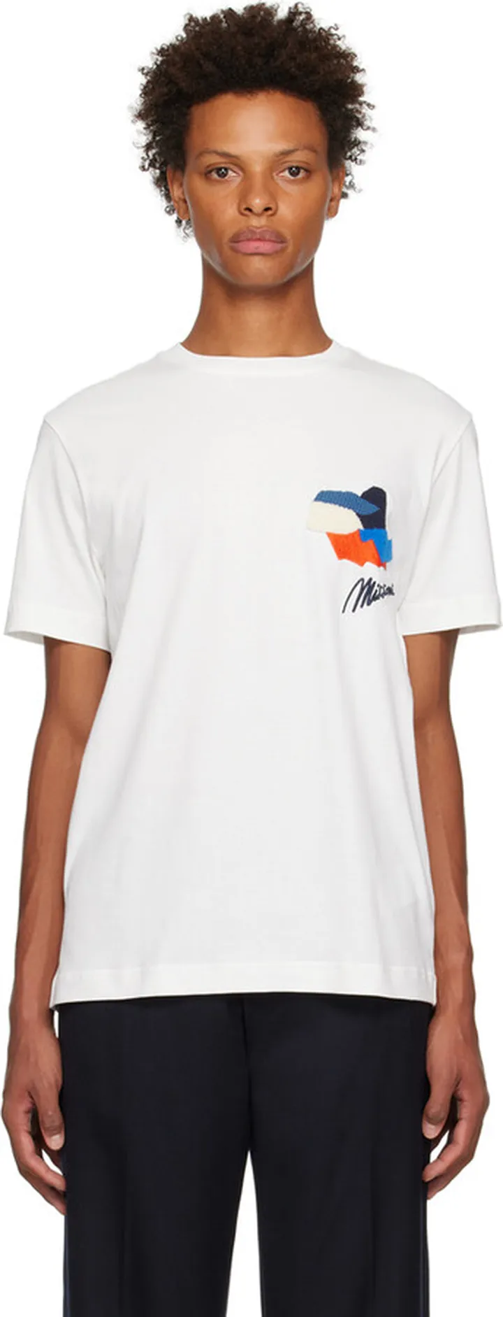 Missoni White Crewneck T-Shirt