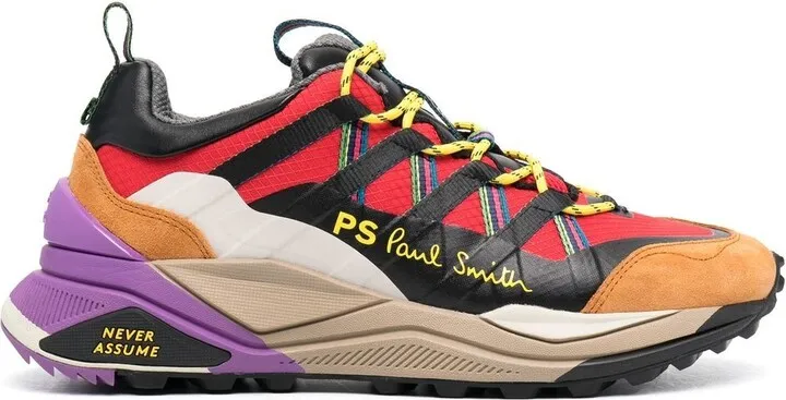 Colour-Block Low-Top Sneakers