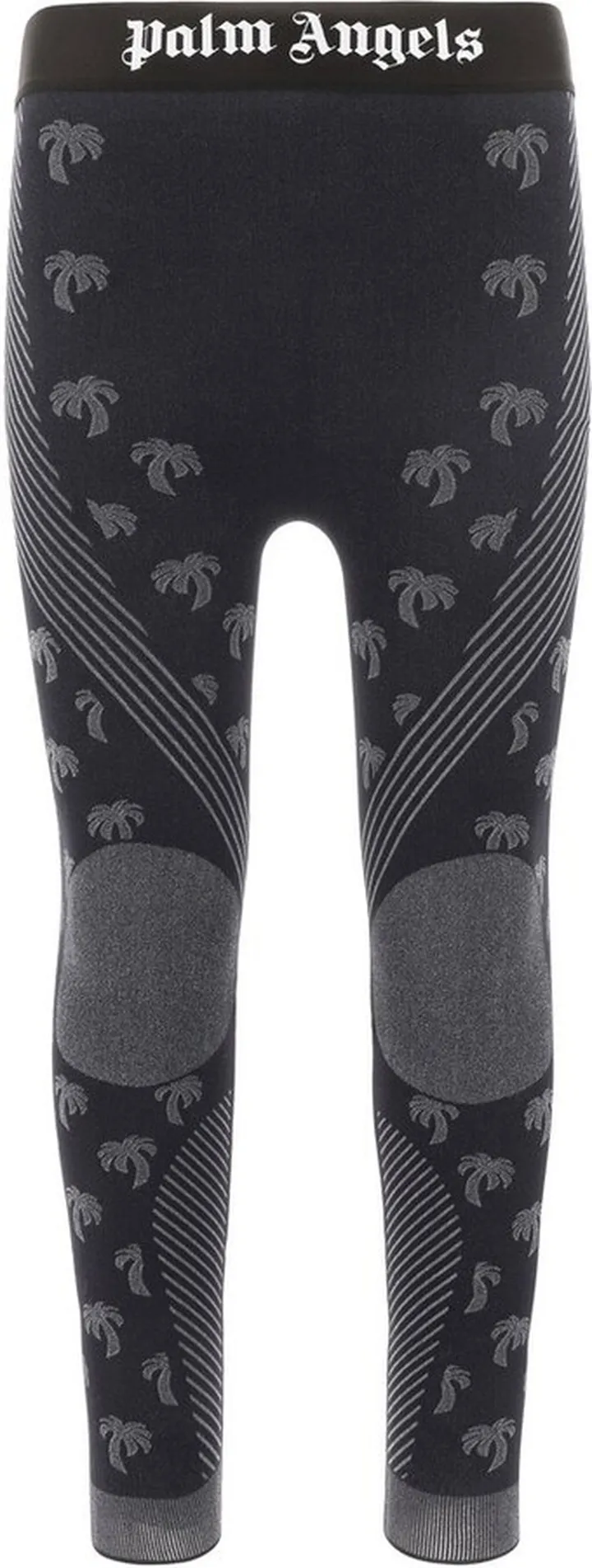 Palm Angels Logo Waistband Ski Base Layer Leggings