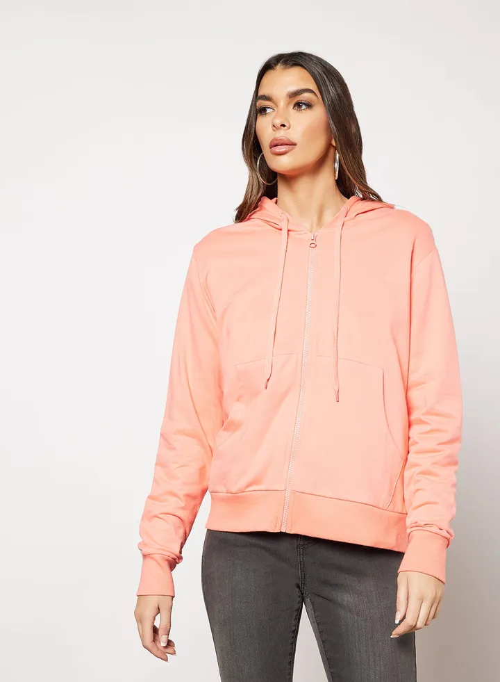 Casual Hoodie Pink