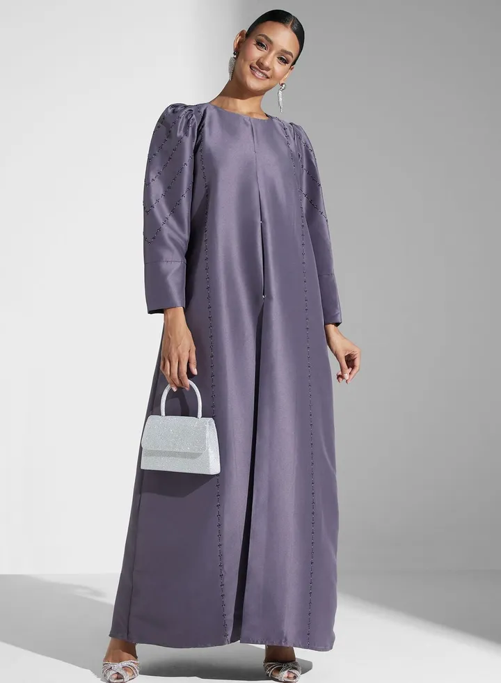 Embellished Detail Abaya