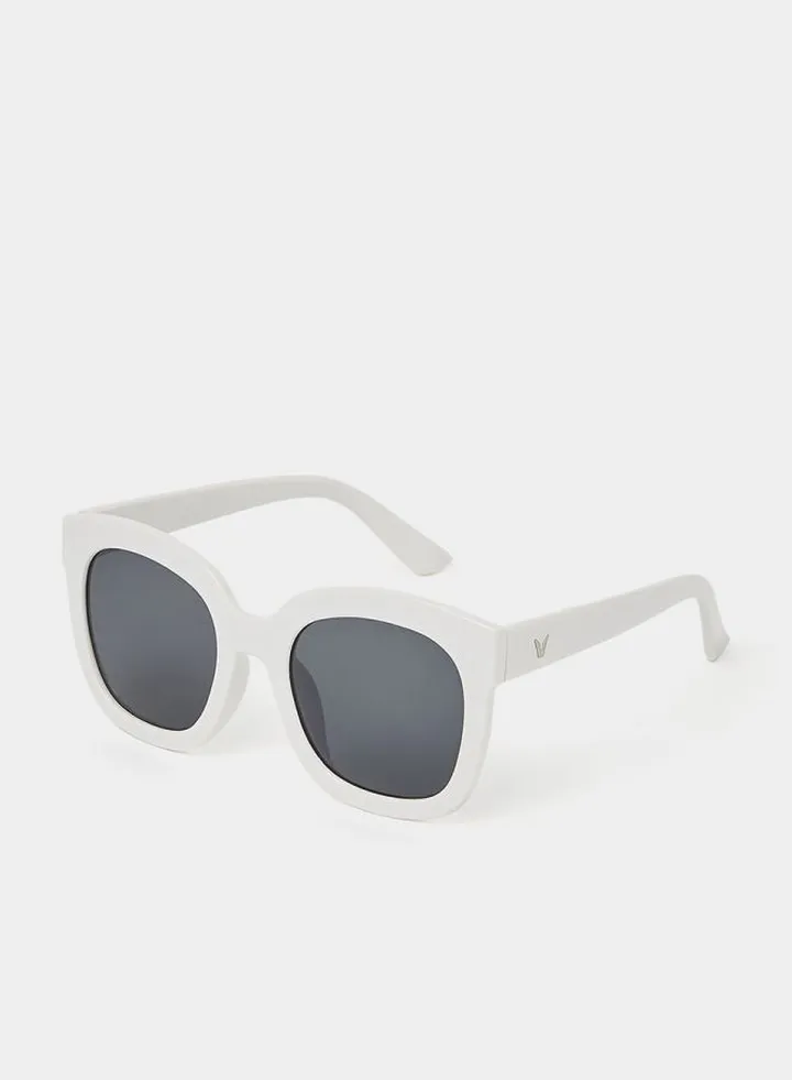 Full Rim Solid Sunglasses