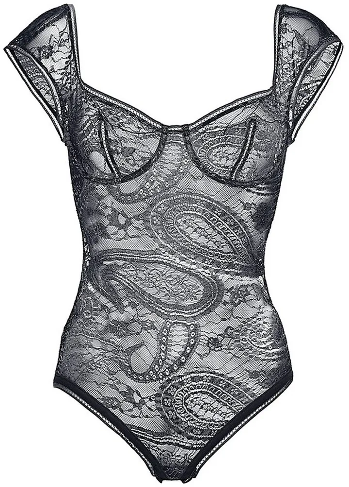 Vetiver Lace Bodysuit