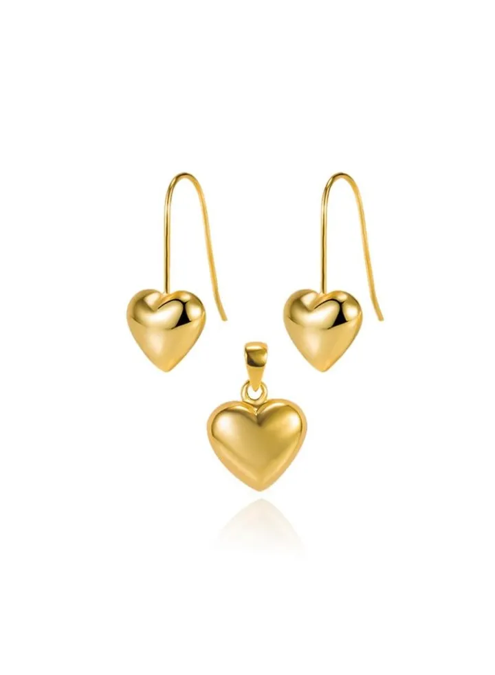 18K Gold Love Jewelry Set For Women