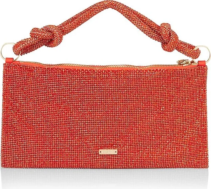 Nano Hera Rhinestone Mesh Shoulder Bag