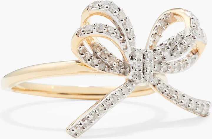 14-Karat Gold Diamond Ring
