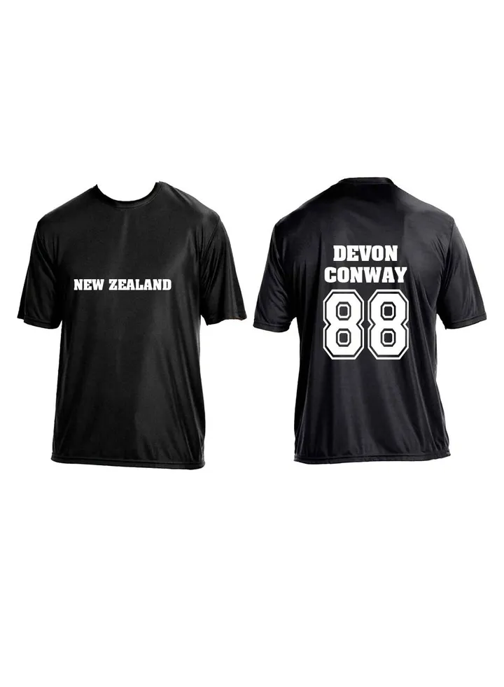New Zealand Unisex Sports Dry-Fit Jersey - Perfect for New Zealand Sports Fans - Comfortable and Stylish New Zealand Jersey for Adults