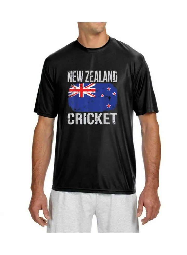 New Zealand Jersey Dry-Fit T-Shirt for Adults - Ideal for Sports, Workouts, and Everyday Wear - Comfortable and Stylish Unisex Design