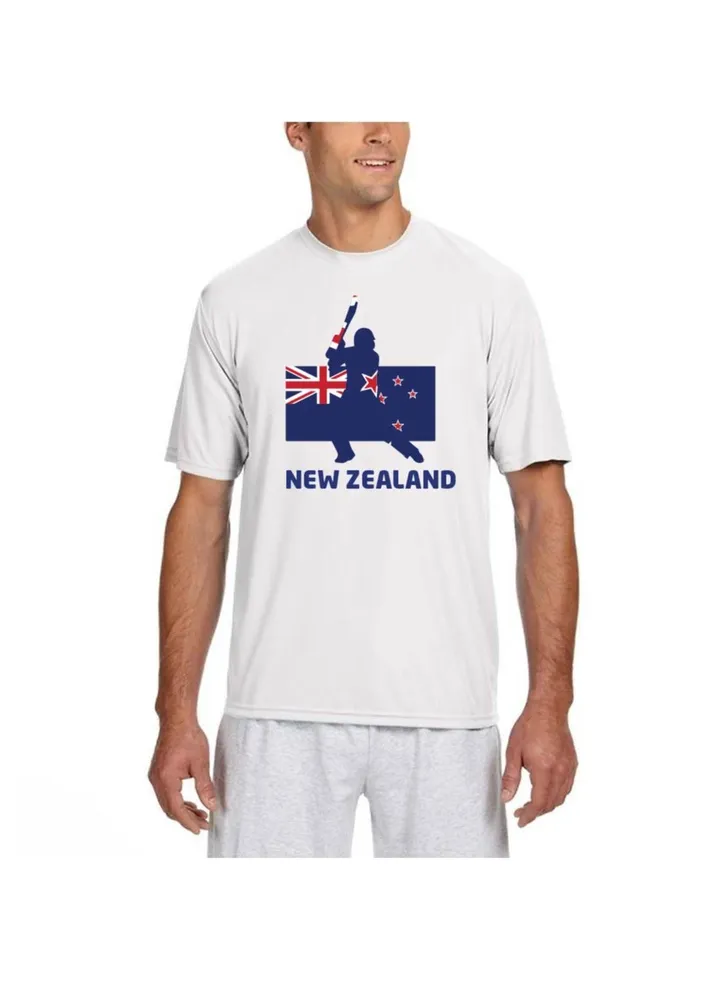 New Zealand Jersey Dry-Fit T-Shirt for Adults - Ideal for Sports, Workouts, and Everyday Wear - Comfortable and Stylish Unisex Design