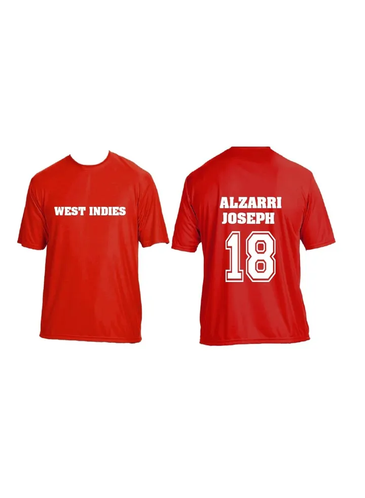 West Indies jersey for Adults - West Indies Printed Jersey - Comfortable Dry-Fit Sports Jersey for Family - Perfect for Sports Activities