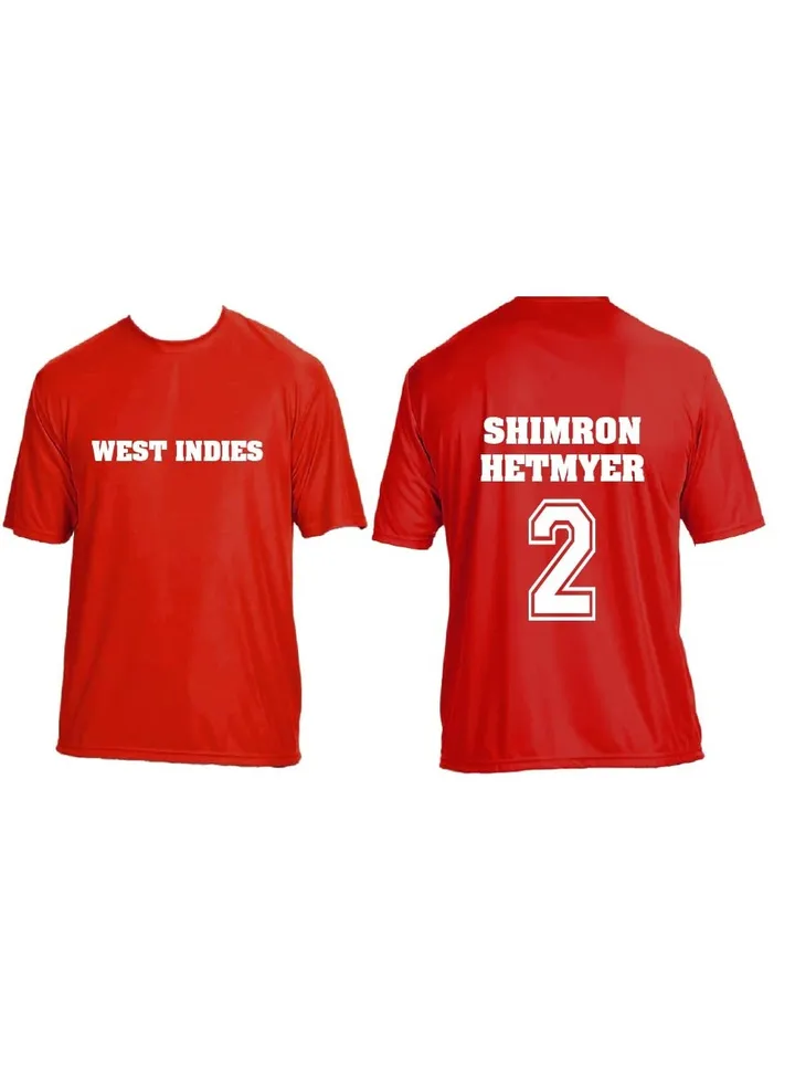 West Indies jersey for Adults - West Indies Printed Jersey - Comfortable Dry-Fit Sports Jersey for Family - Perfect for Sports Activities