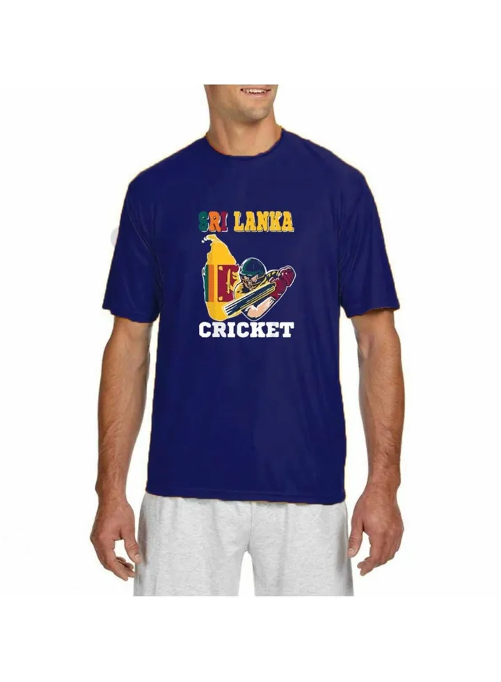 Sri Lanka Unisex Sports Jersey T-Shirt Set - Sri Lanka Sports Fan Jersey T-Shirt - T-Shirt,Drawstring Bag,Cap - T-Shirt,Scarf,Cap - Gift Set for Sports Events, Matches