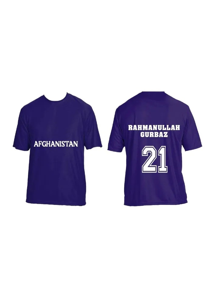 Afghanistan jersey for Adults - Afghanistan Sports Dry-Fit T-Shirt for Men and Women - Afghanistan Sports Team Jersey For unisex Adults