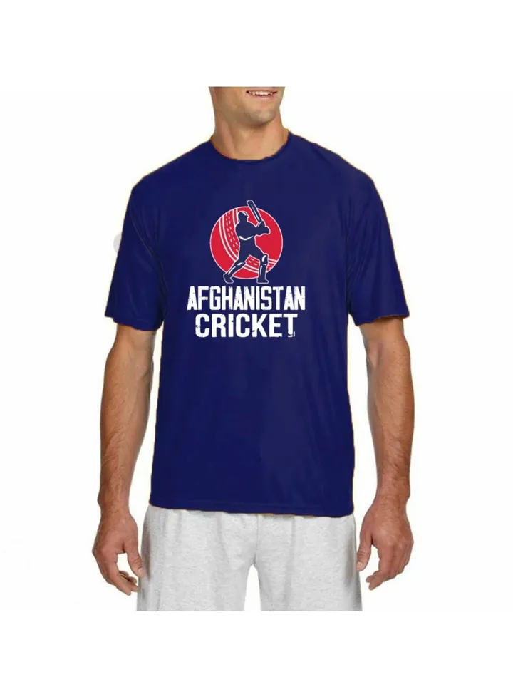 Afghanistan Jersey T-Shirt for Adults - Unisex Afghanistan Printed Dry-Fit Sports Jersey T-Shirt - Ideal Afghanistan Jersey T-Shirt for Matches and Sports Enthusiasts