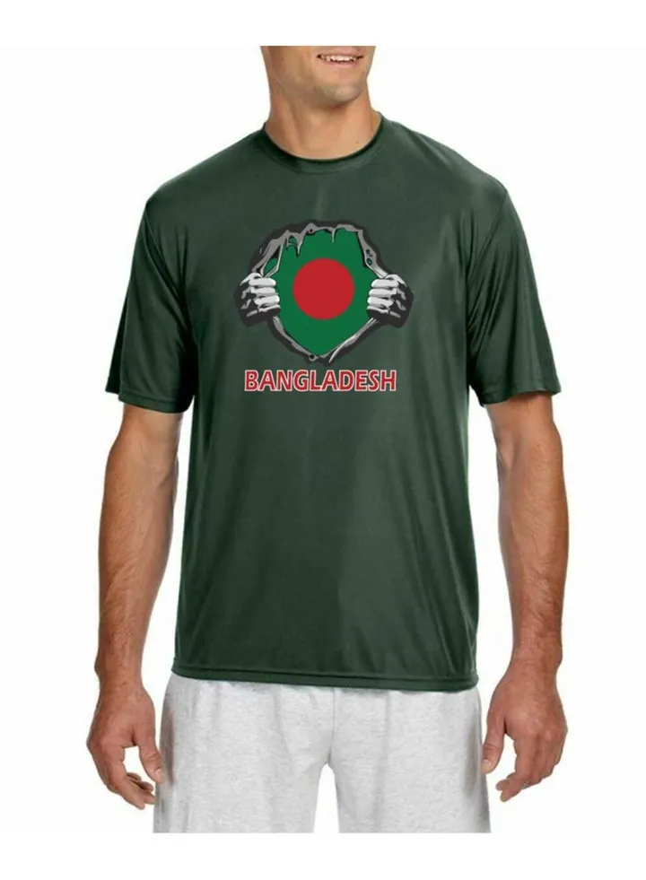 Bangladesh Jersey Dry-Fit T-Shirt for Adults - Ideal for Sports, Workouts, and Everyday Wear - Comfortable and Stylish Unisex Design